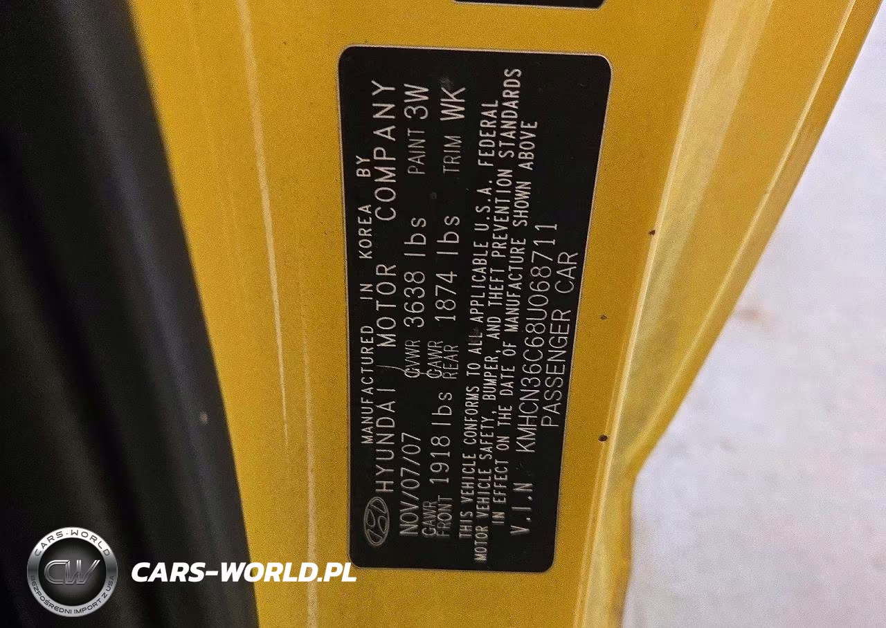 2008 Hyundai Accent Se VIN:KMHCN36C68U068711 - 12