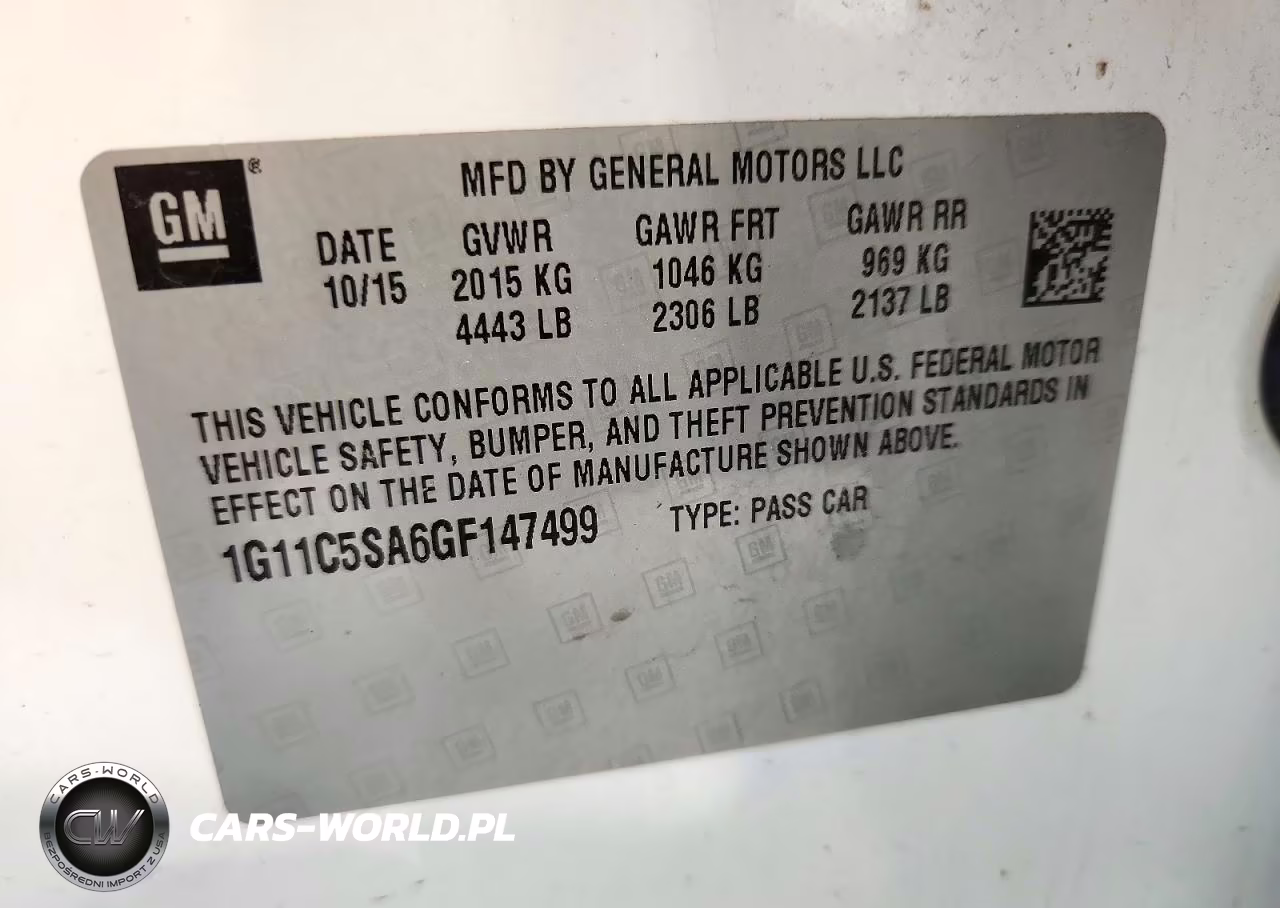 2016 Chevrolet Malibu Limited Lt VIN:1G11C5SA6GF147499 - 12