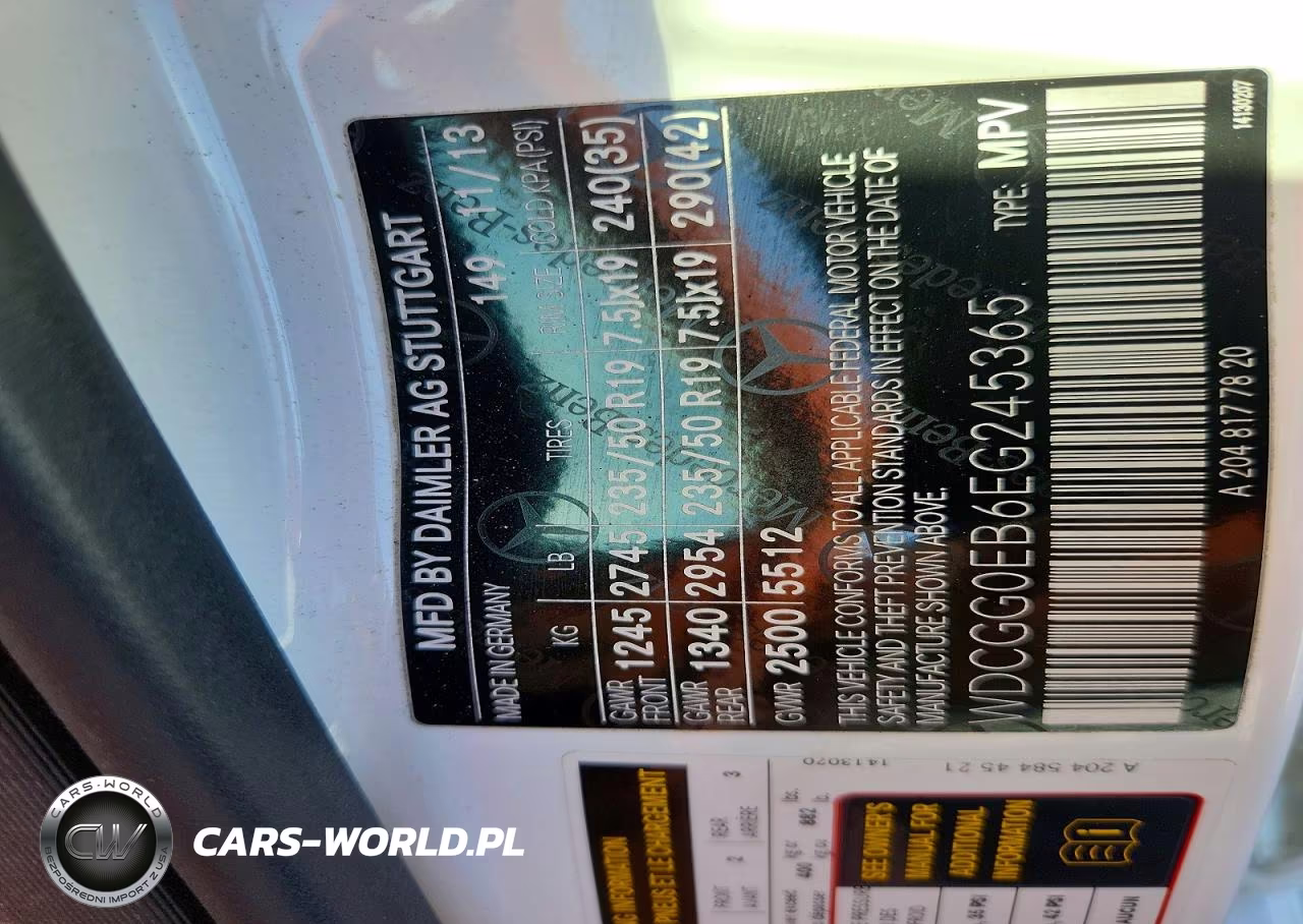 2014 Mercedes-Benz Glk 250 Bluetec VIN:WDCGG0EB6EG245365 - 14