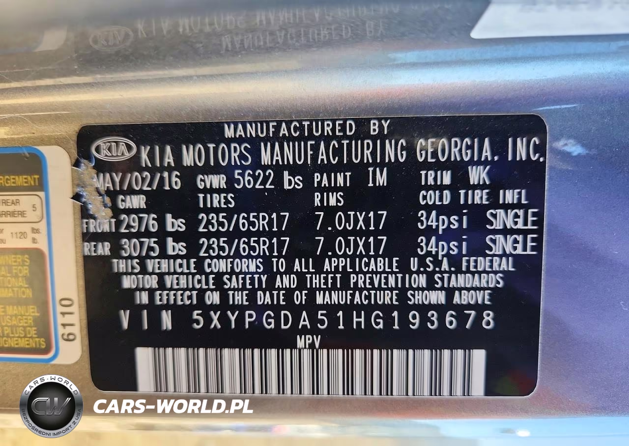 2017 Kia Sorento Lx V6 VIN:5XYPGDA51HG193678 - 13