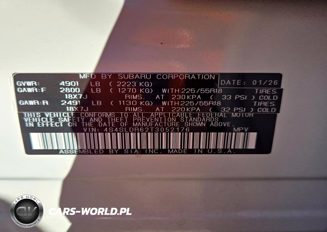 2026 Subaru Forester Limited VIN:4S4SLDR62T3052176 - 14