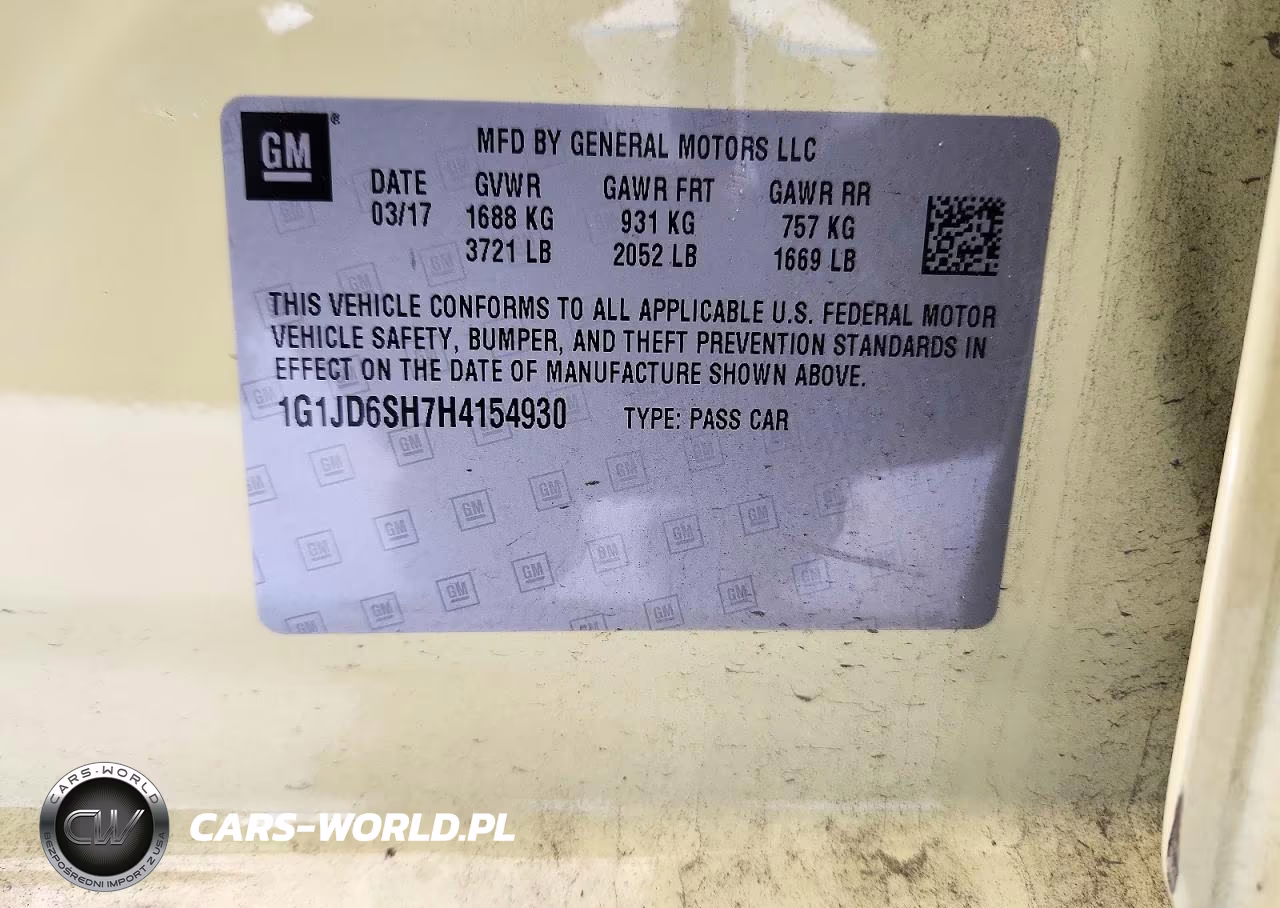 2017 Chevrolet Sonic Lt VIN:1G1JD6SH7H4154930 - 12
