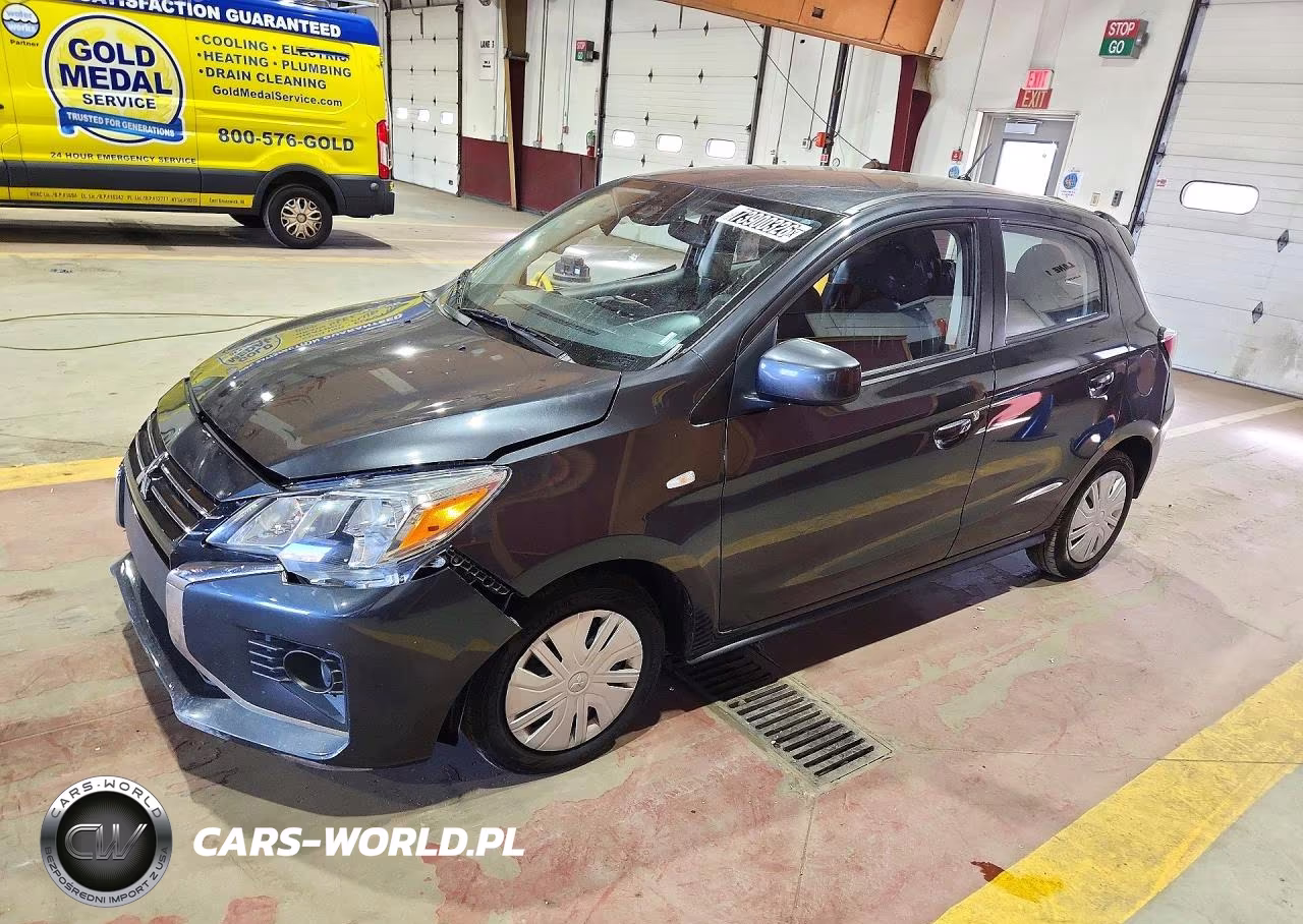 2024 Mitsubishi Mirage Es VIN:ML32AUHJ9RH011610 - 1