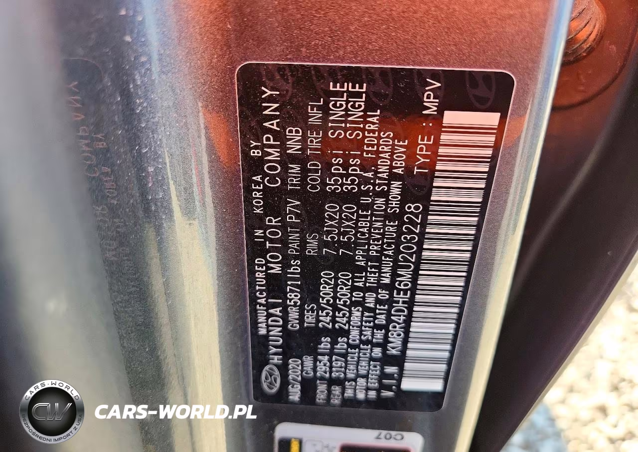 2021 Hyundai Palisade Sel VIN:KM8R4DHE6MU203228 - 14
