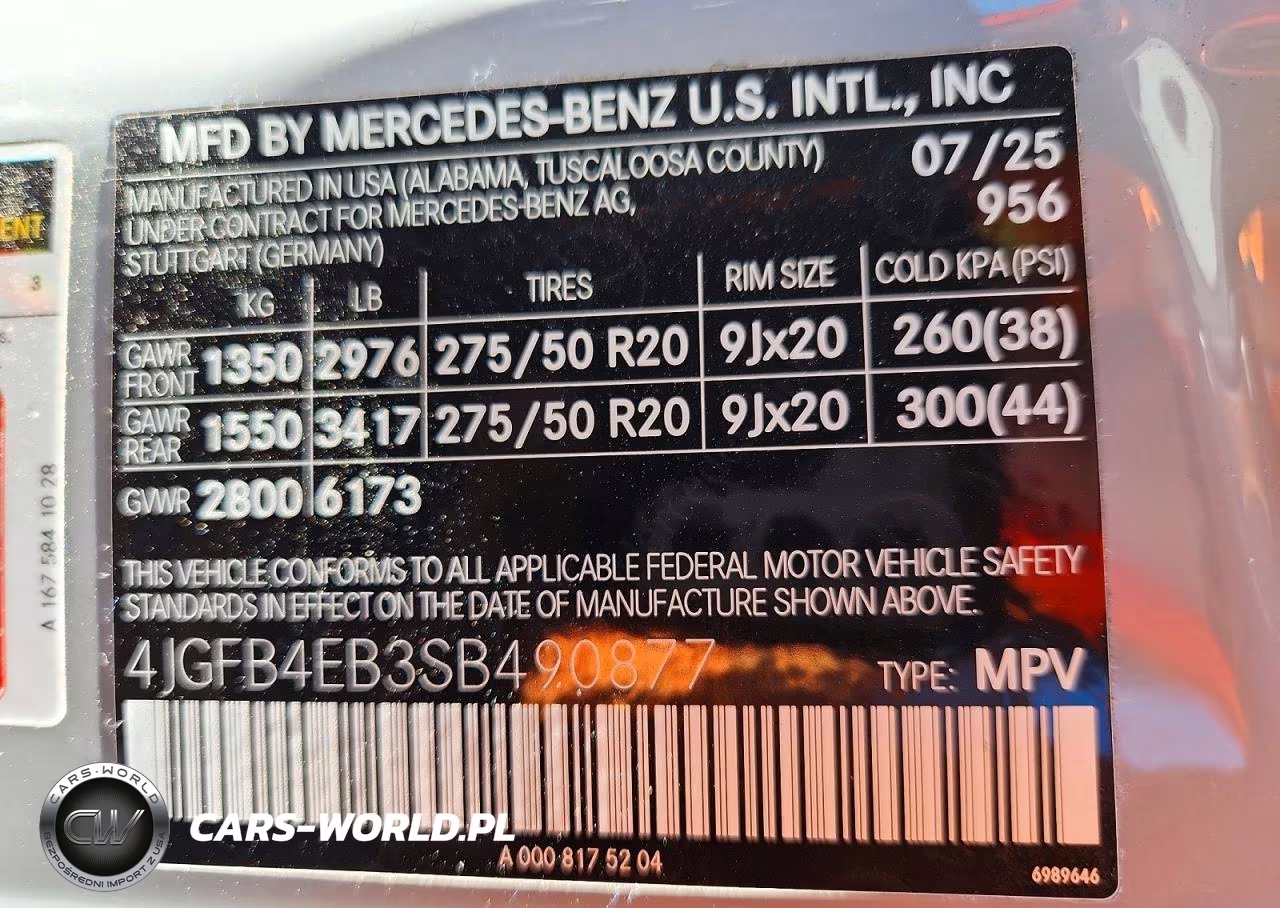 2025 Mercedes-Benz Gle 350 VIN:4JGFB4EB3SB490877 - 12