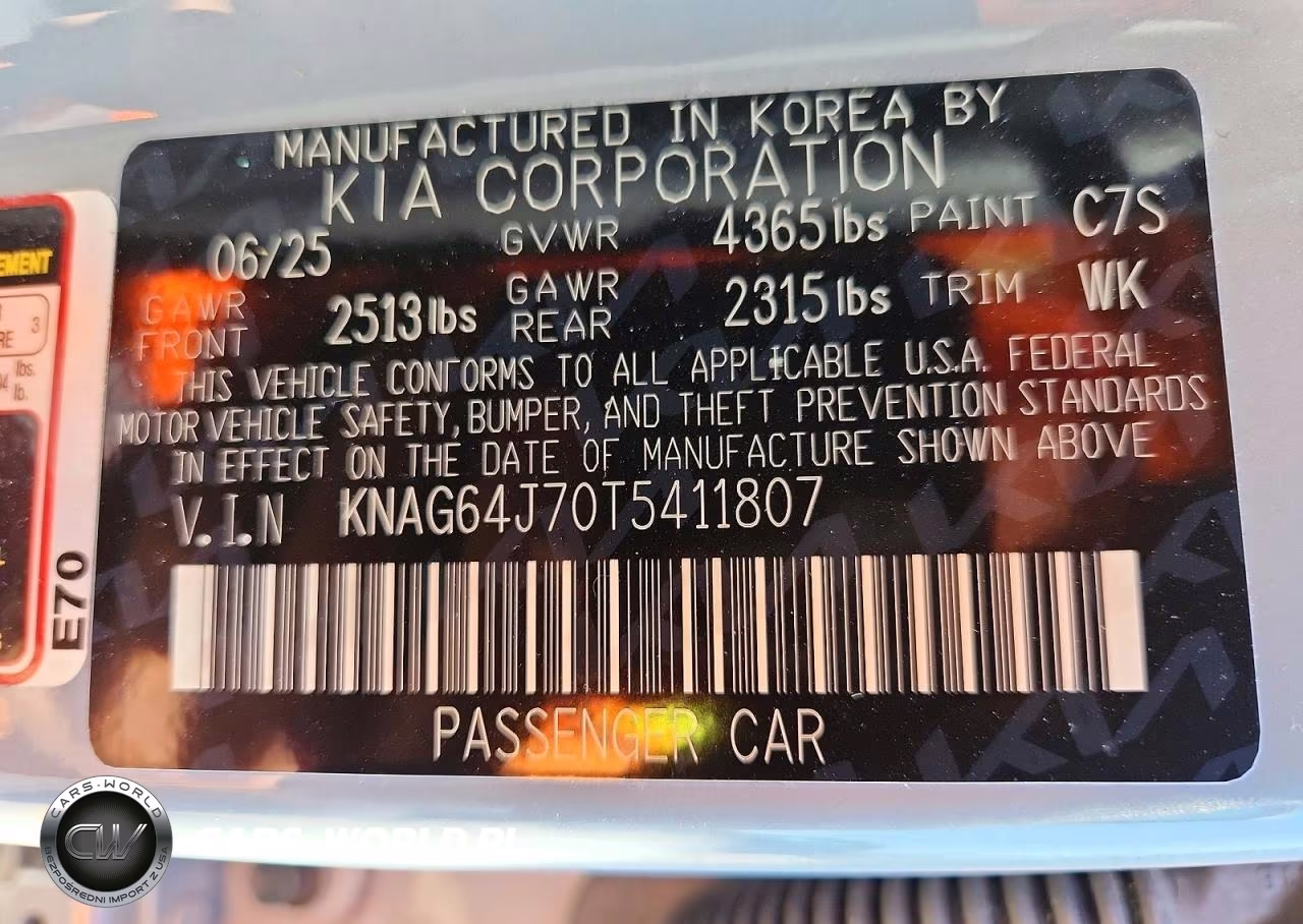 2026 Kia K5 Gt Line VIN:KNAG64J70T5411807 - 13