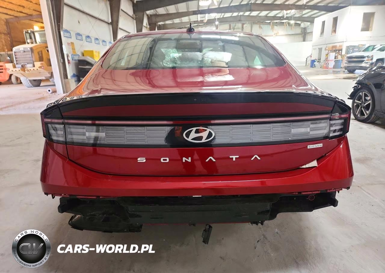2026 Hyundai Sonata Hybrid Blue VIN:KMHL24JJXTA143912 - 6