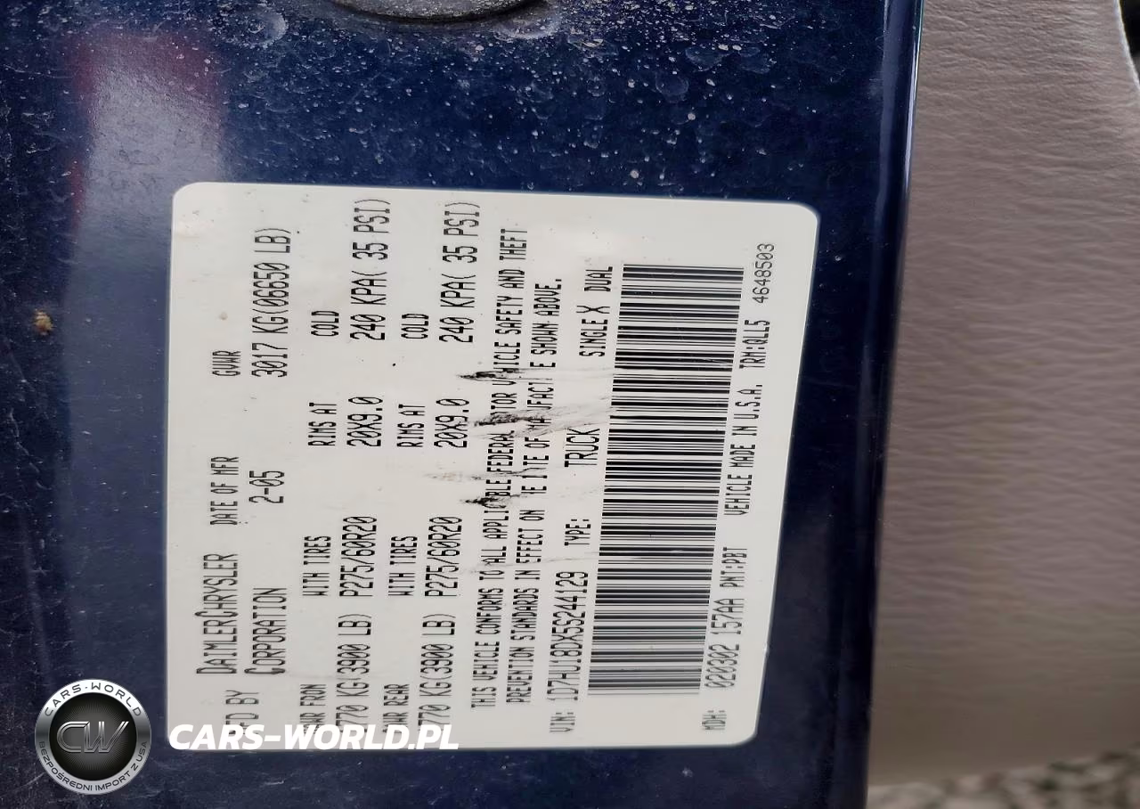2005 Dodge Ram 1500 St VIN:1D7HU18DX5S244129 - 12