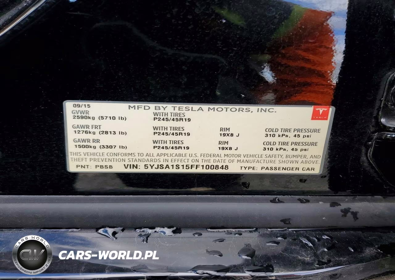 2015 Tesla Model S 70 VIN:5YJSA1S15FF100848 - 12