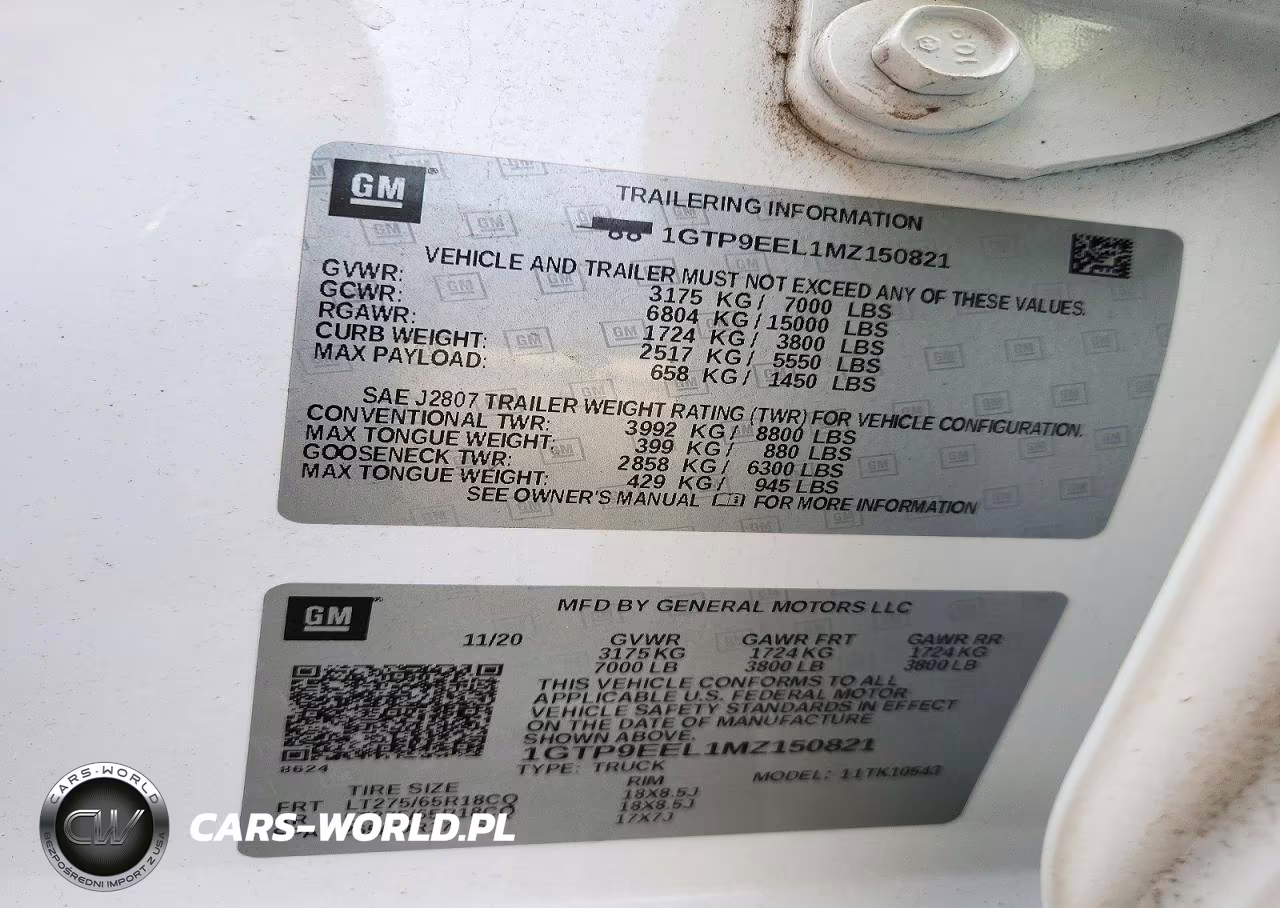 2021 GMC Sierra K1500 At4 VIN:1GTP9EEL1MZ150821 - 12