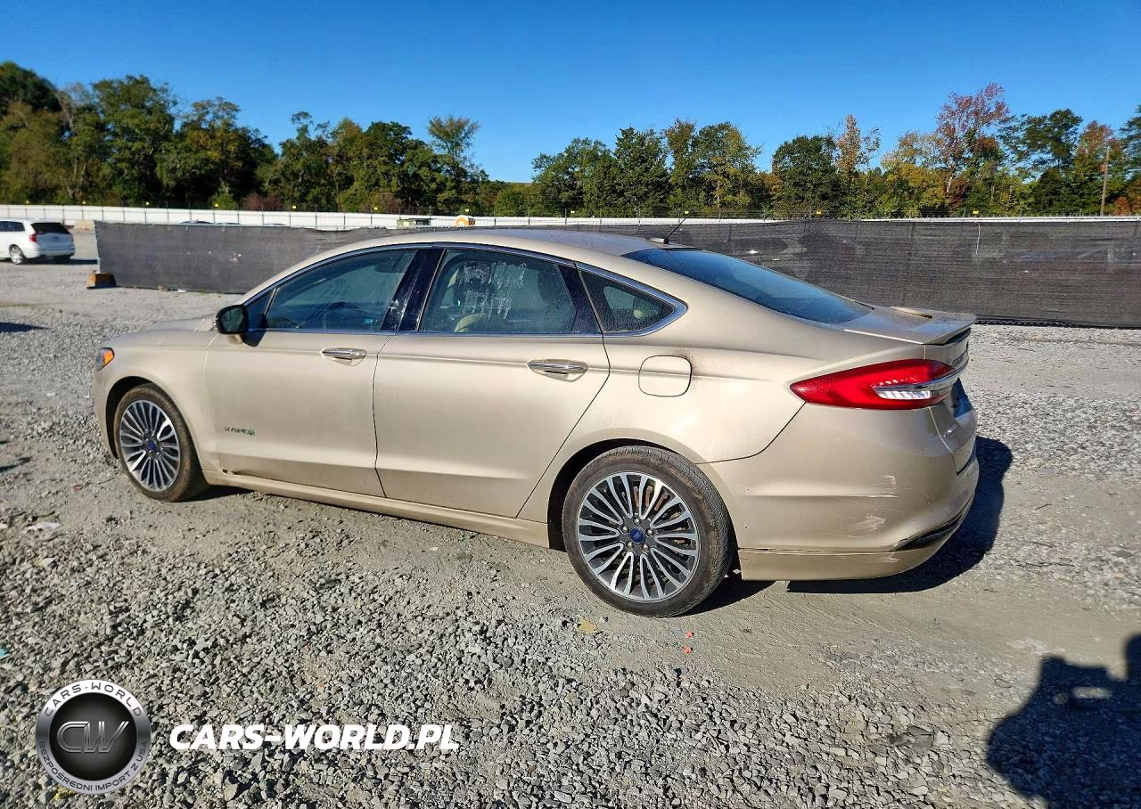 2018 Ford Fusion Titanium-Platinum Hev VIN:3FA6P0RU8JR197177 - 2