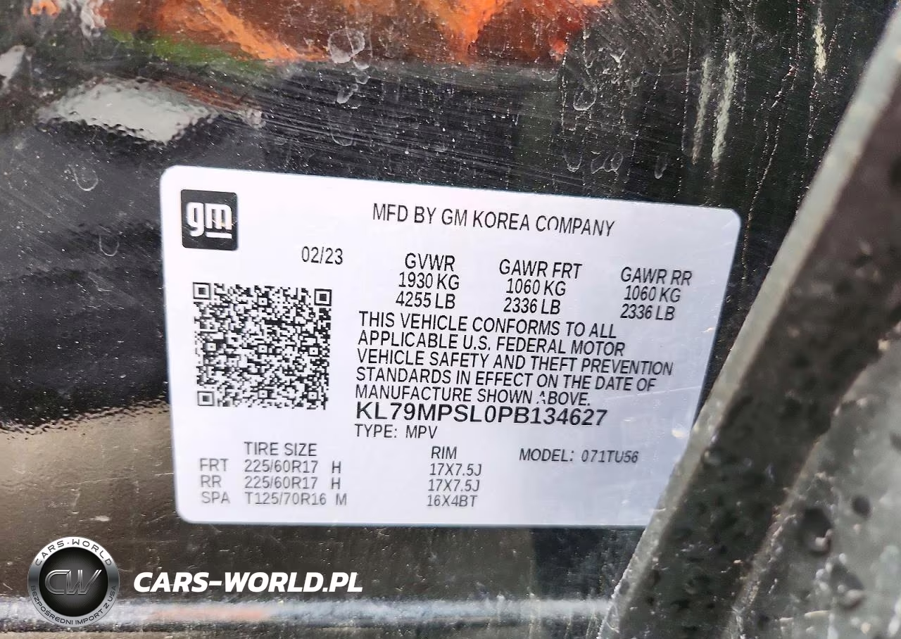 2023 Chevrolet Trailblazer Lt VIN:KL79MPSL0PB134627 - 13