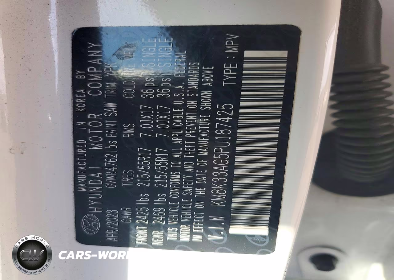 2023 Hyundai Kona Sel VIN:KM8K33AG5PU187425 - 13