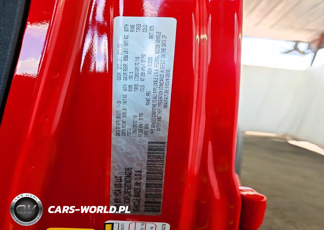 2026 Jeep Wrangler Rubicon VIN:1C4PJXFG6TW244276 - 13