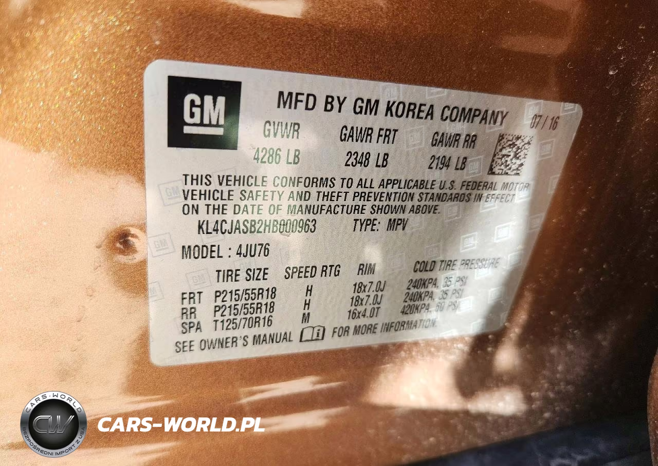 2017 Buick Encore Preferred VIN:KL4CJASB2HB000963 - 12