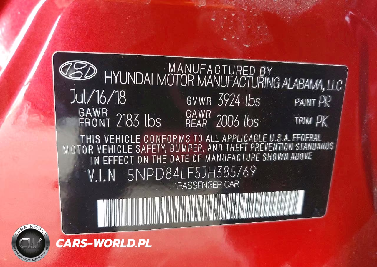 2018 Hyundai Elantra Sel VIN:5NPD84LF5JH385769 - 12