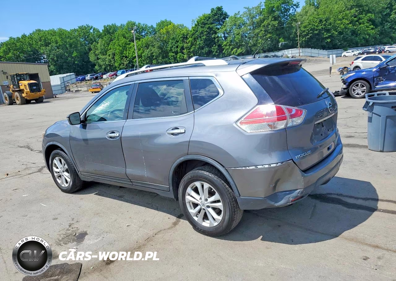 2015 Nissan Rogue Sv VIN:KNMAT2MV1FP536369 - 2