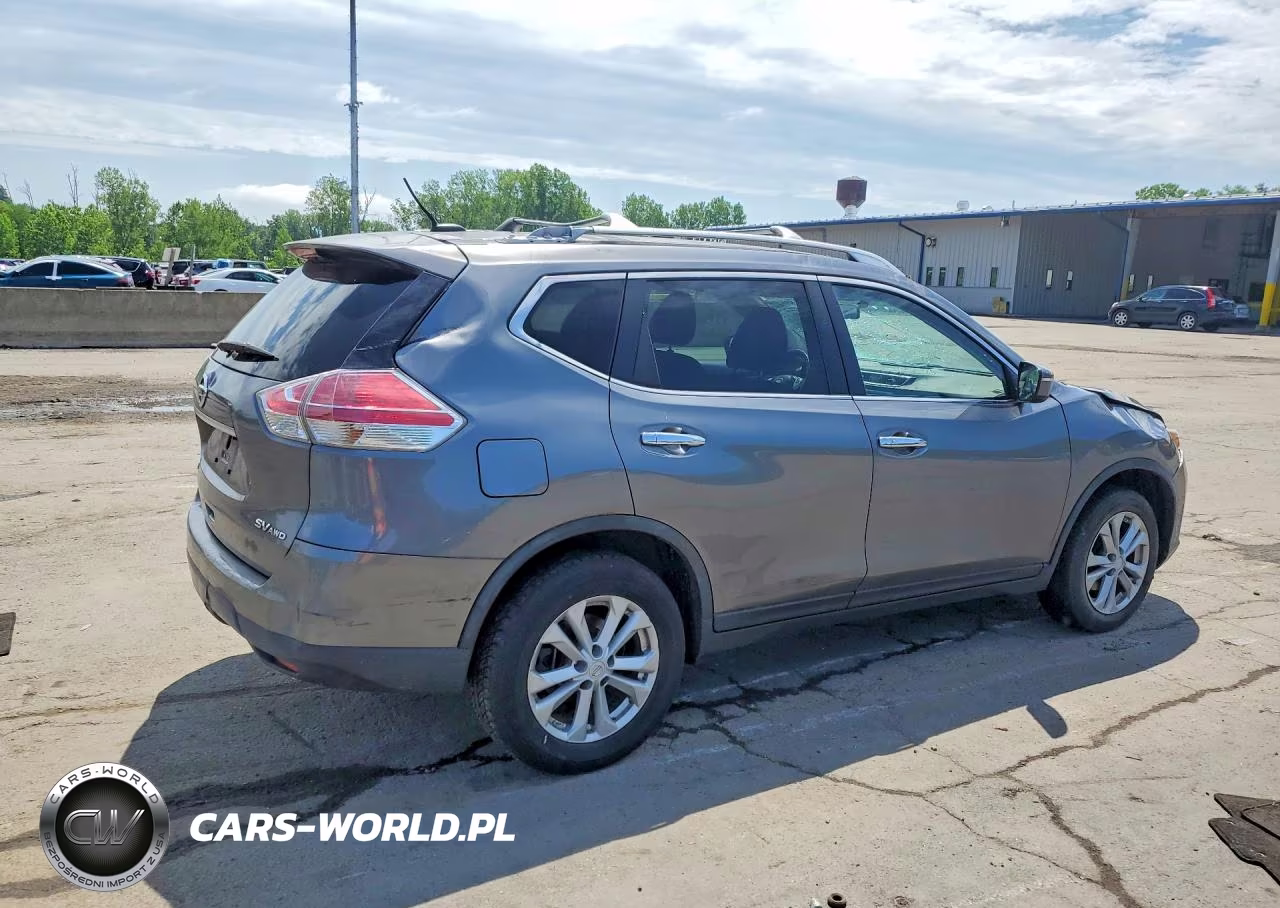 2015 Nissan Rogue Sv VIN:KNMAT2MV1FP536369 - 3