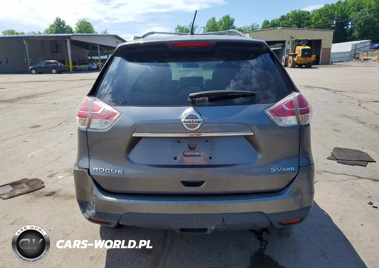 2015 Nissan Rogue Sv VIN:KNMAT2MV1FP536369 - 6