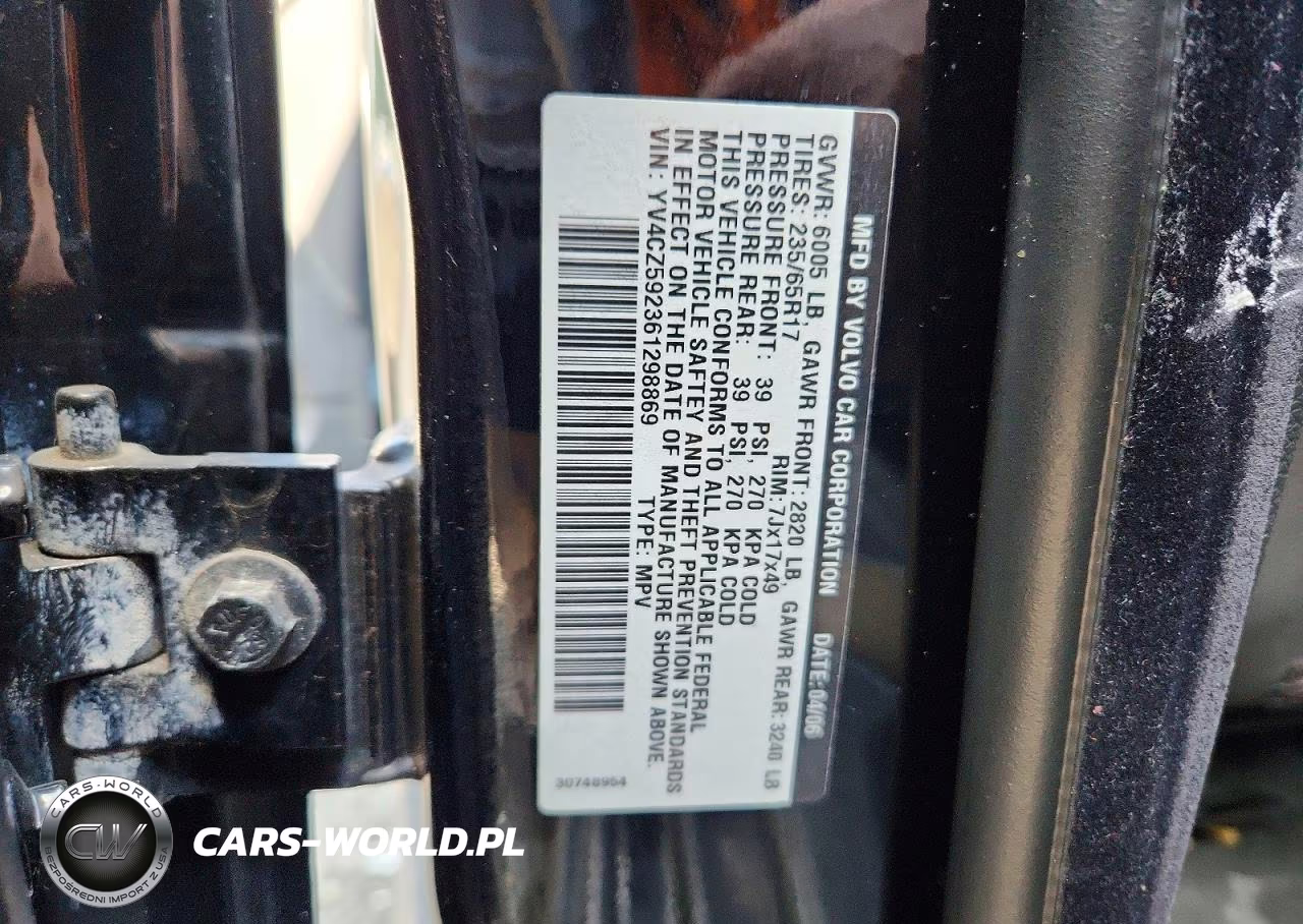 2006 Volvo Xc90 VIN:YV4CZ592361298869 - 13