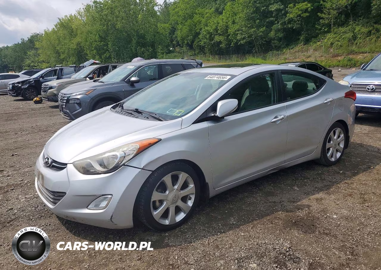 2013 Hyundai Elantra Limited VIN:5NPDH4AE6DH334117 - 1