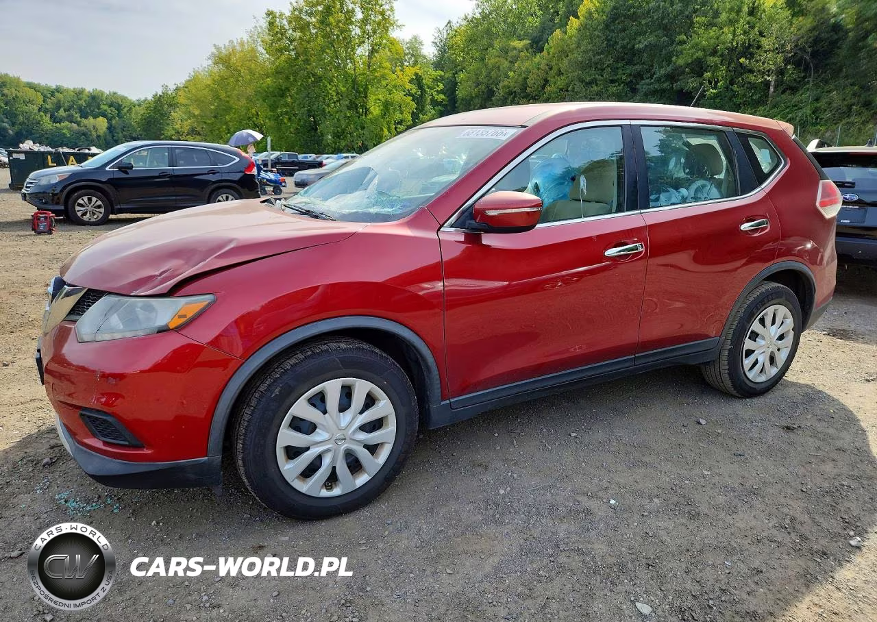 2015 Nissan Rogue S VIN:KNMAT2MVXFP577549 - 1