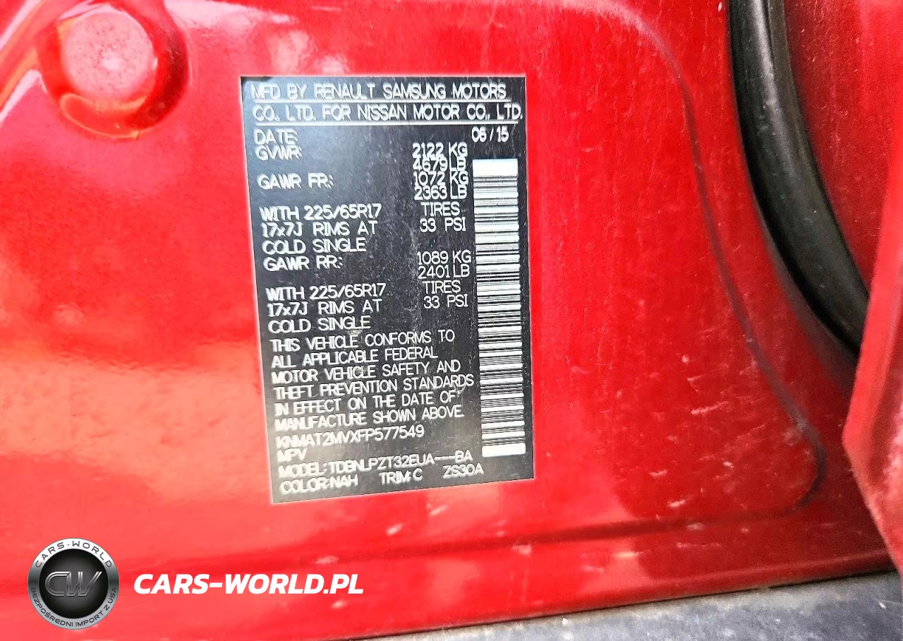 2015 Nissan Rogue S VIN:KNMAT2MVXFP577549 - 12