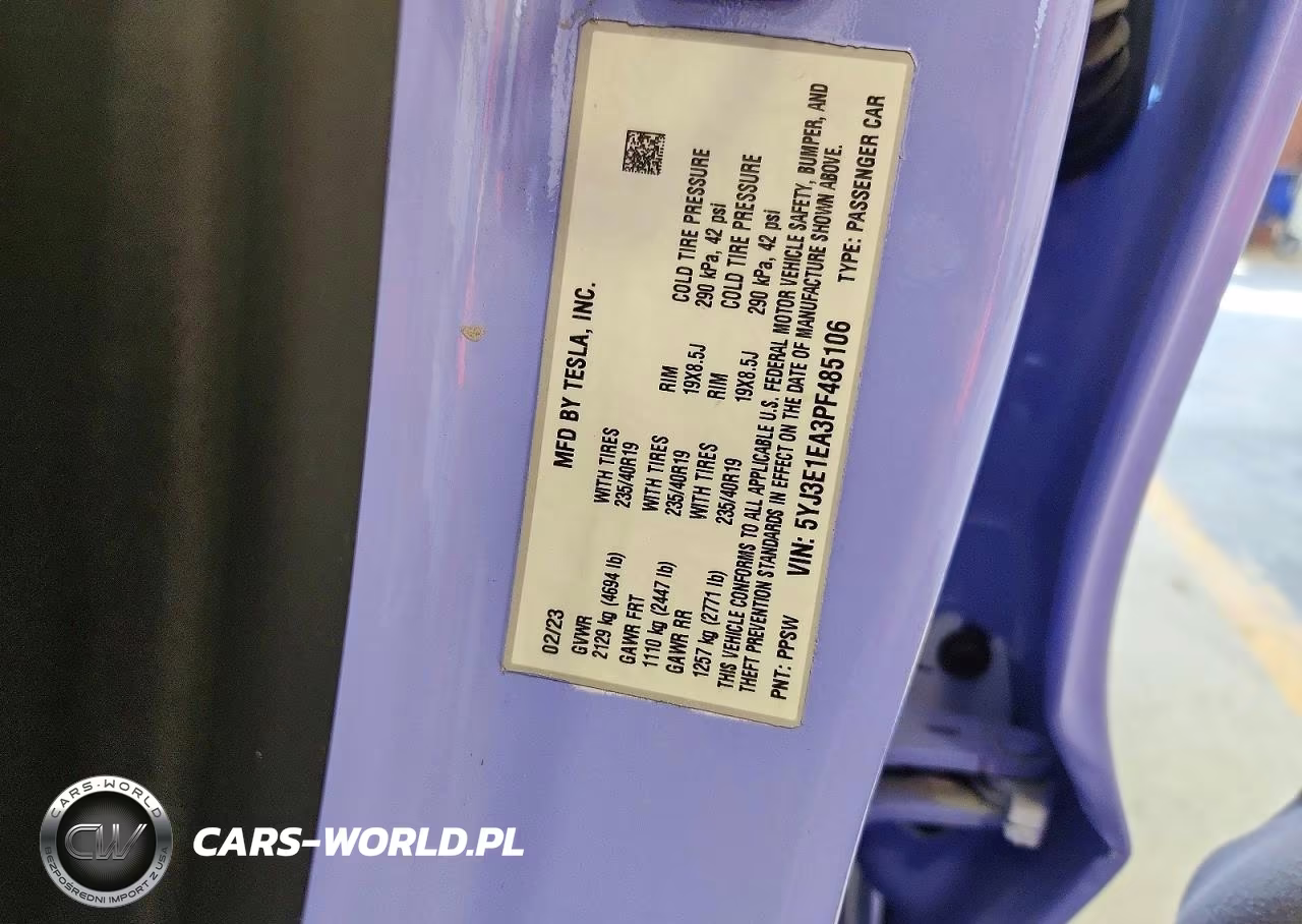 2023 Tesla Model 3 VIN:5YJ3E1EA3PF485106 - 12