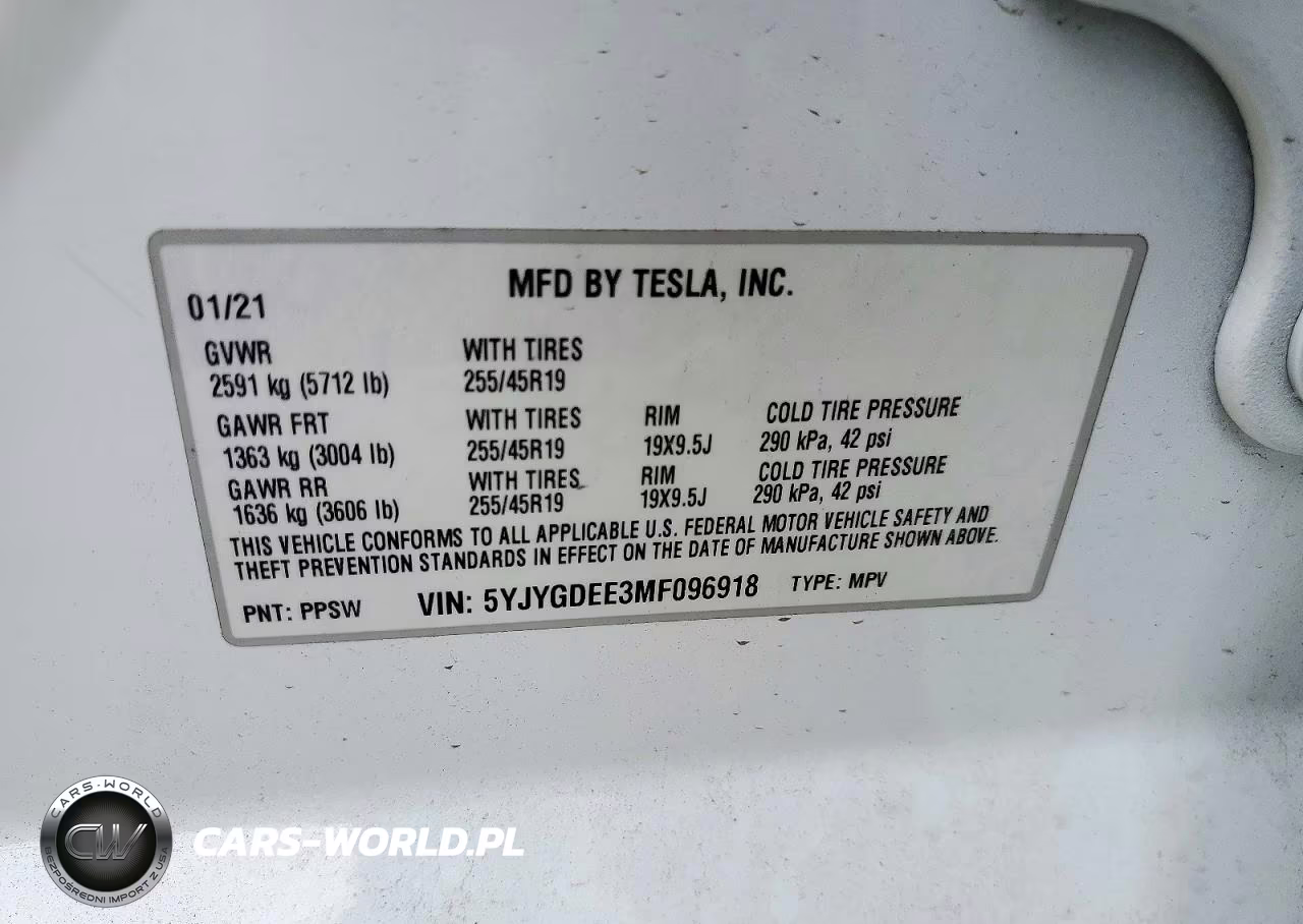 2021 Tesla Model Y VIN:5YJYGDEE3MF096918 - 13