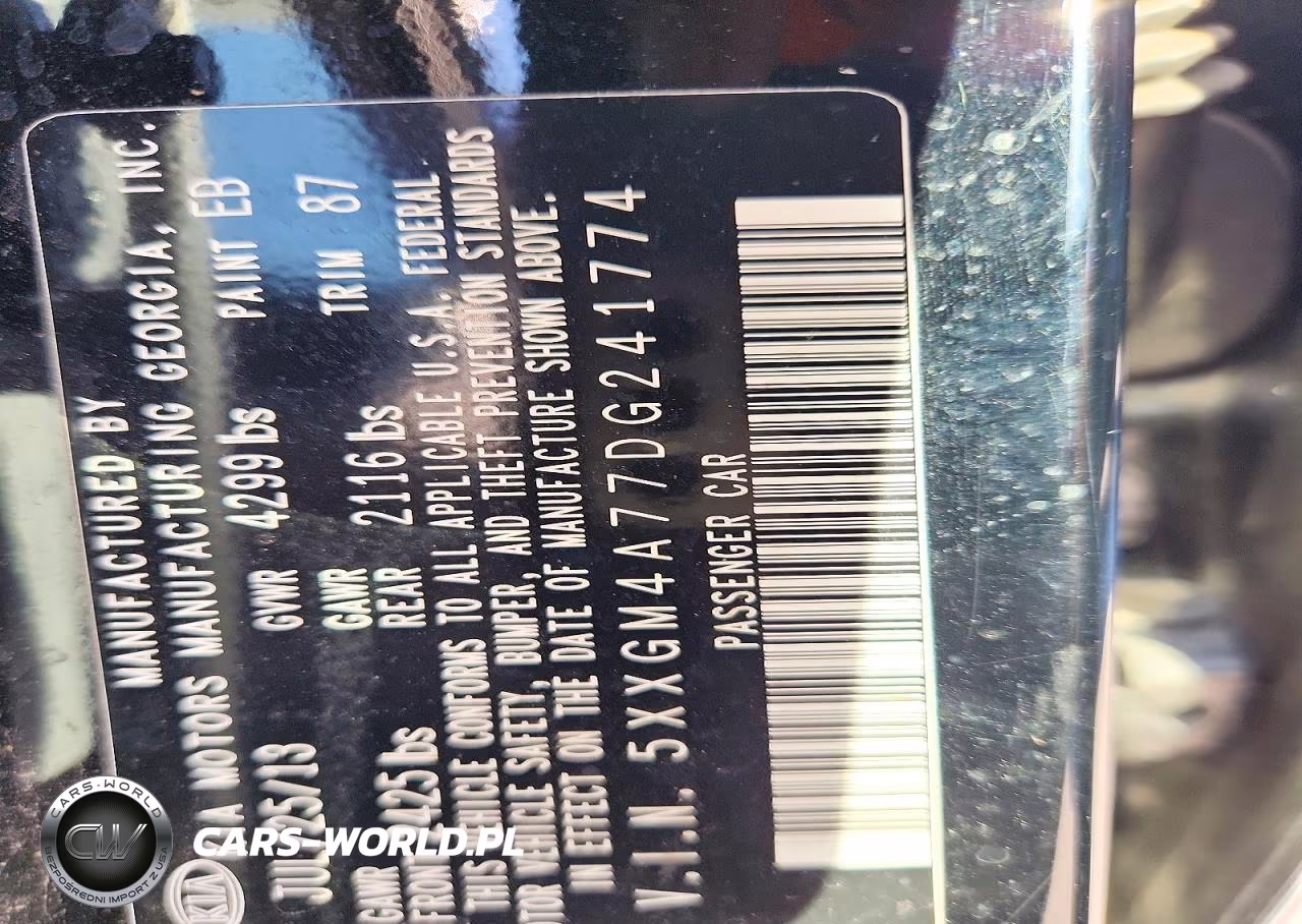 2013 Kia Optima Lx VIN:5XXGM4A77DG241774 - 12
