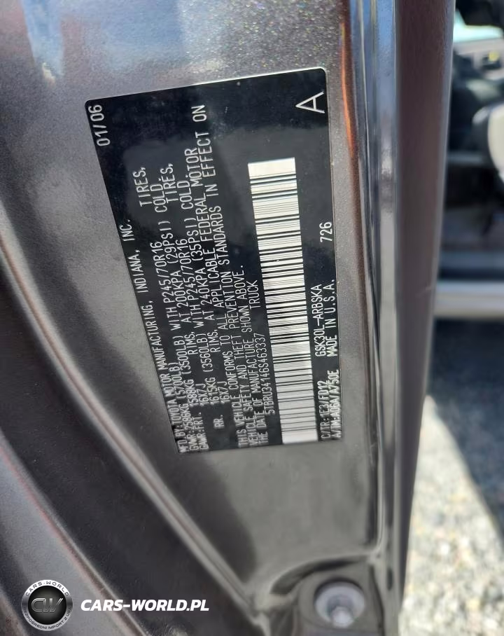 2006 Toyota Tundra Sr5 VIN:5TBRU34146S463337 - 12
