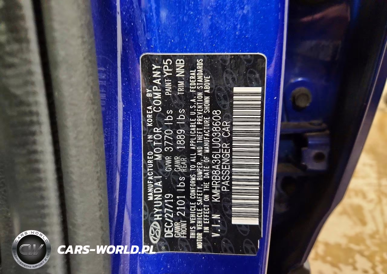 2020 Hyundai Venue Se VIN:KMHRB8A36LU038608 - 14