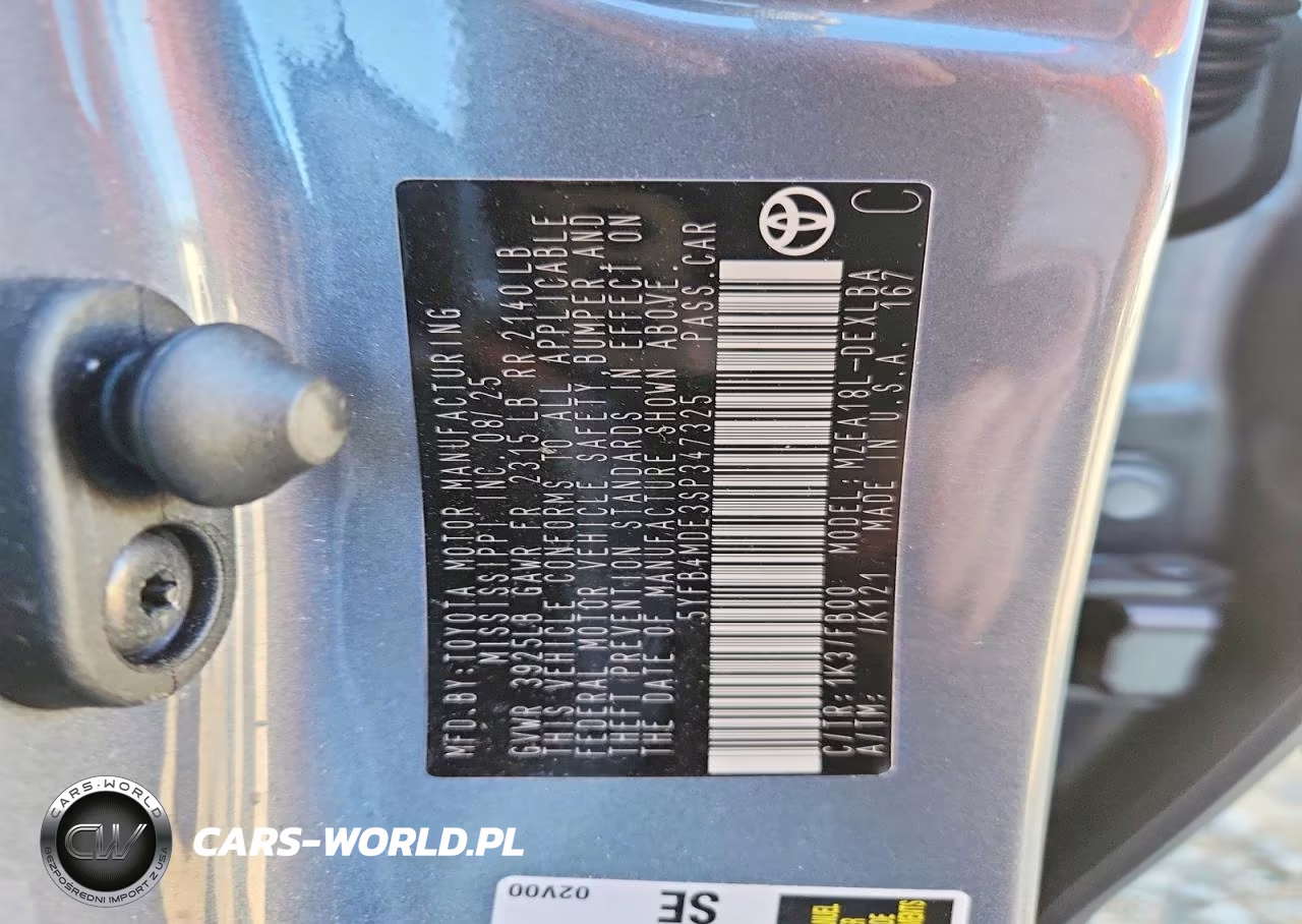 2025 Toyota Corolla Le VIN:5YFB4MDE3SP347325 - 12