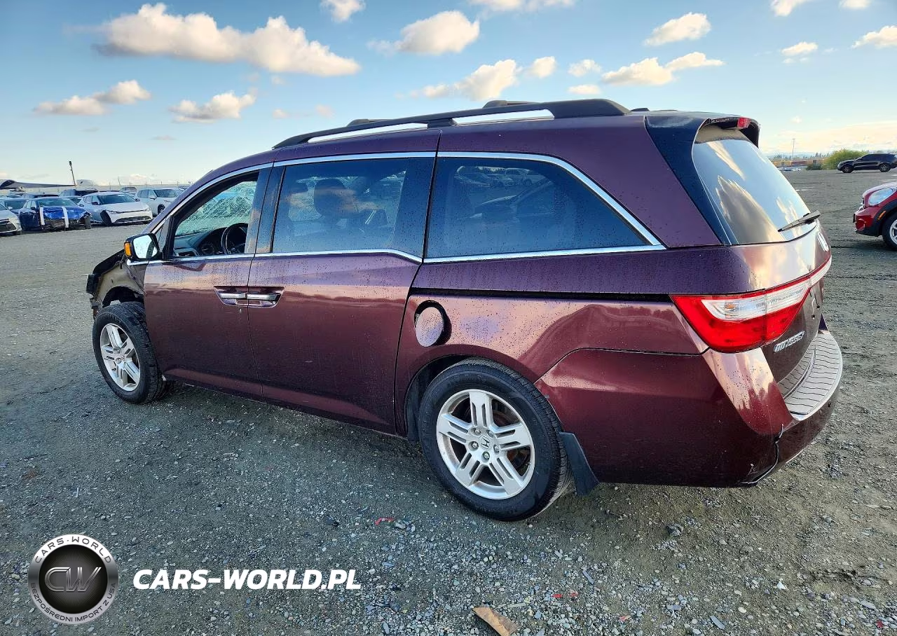 2012 Honda Odyssey Touring VIN:5FNRL5H92CB030511 - 2