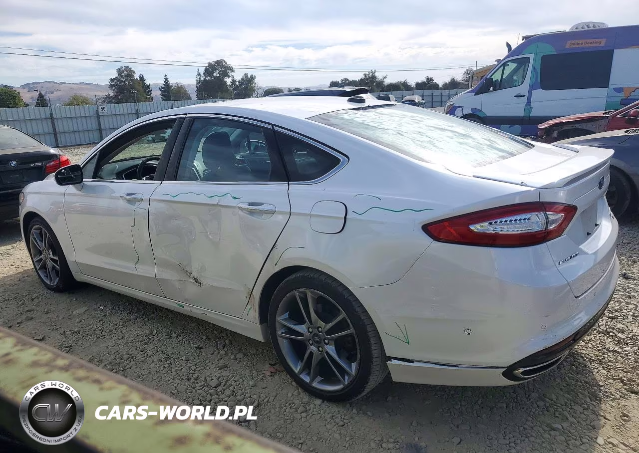 2014 Ford Fusion Titanium VIN:3FA6P0D95ER326677 - 2