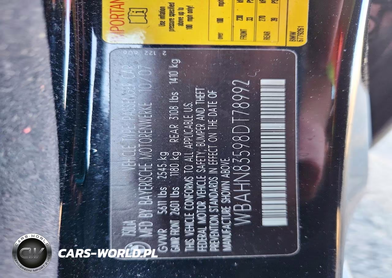 2008 BMW 750 Li VIN:WBAHN83598DT78992 - 12