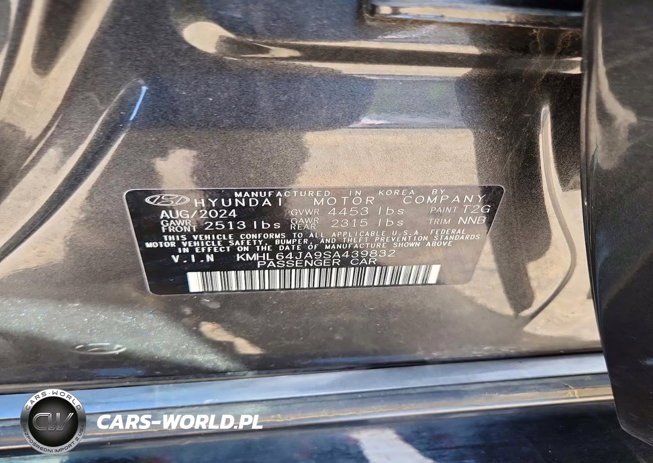 2025 Hyundai Sonata Sel VIN:KMHL64JA9SA439832 - 12