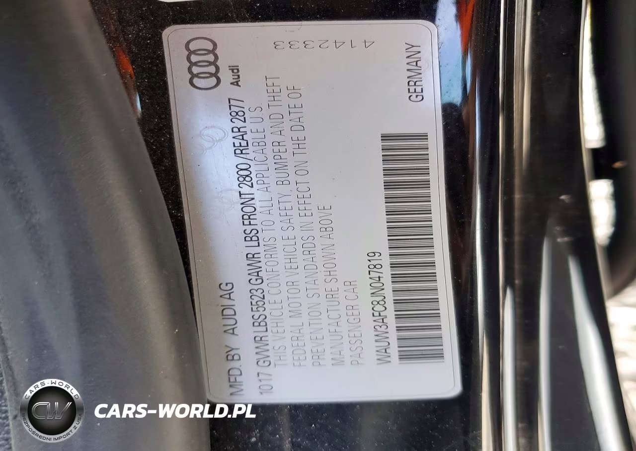 2018 Audi A7 Premium Plus VIN:WAUW3AFC8JN047819 - 12