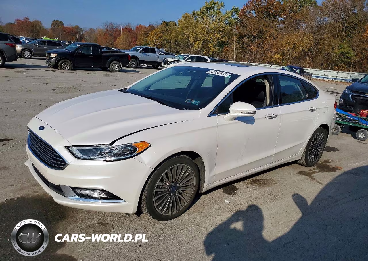 2017 Ford Fusion Se VIN:3FA6P0T94HR127237 - 1