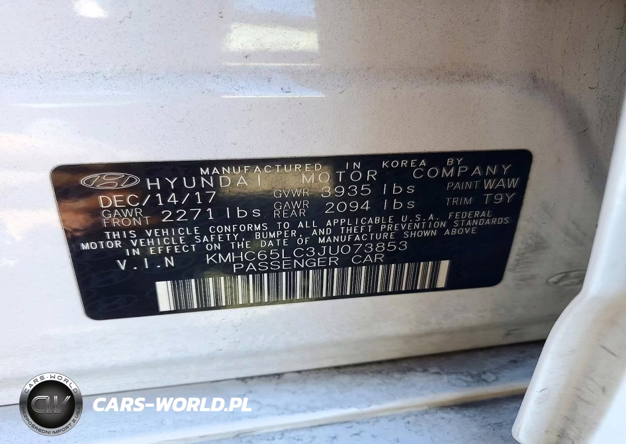 2018 Hyundai Ioniq Blue VIN:KMHC65LC3JU073853 - 12