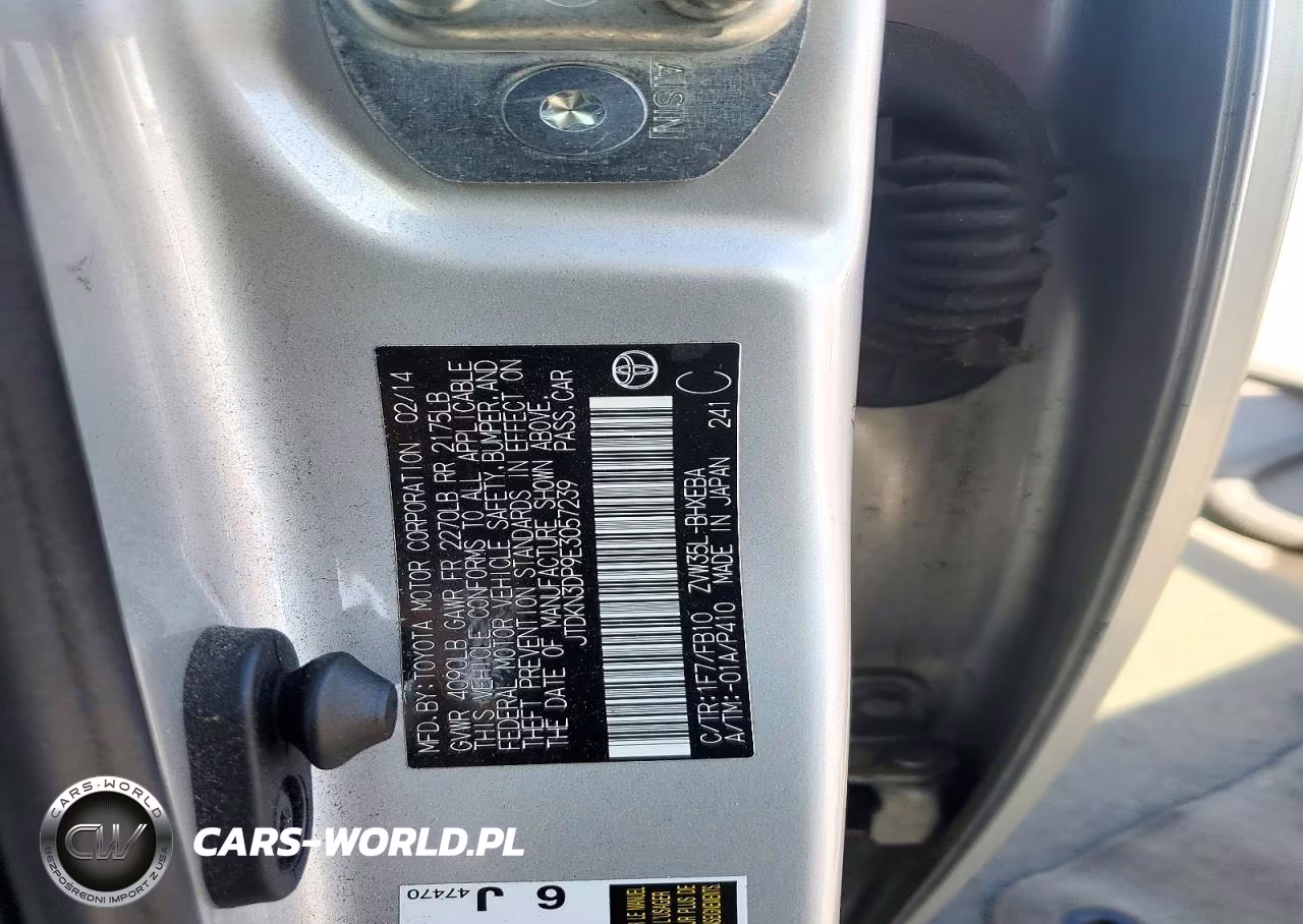 2014 Toyota Prius VIN:JTDKN3DP9E3057239 - 12