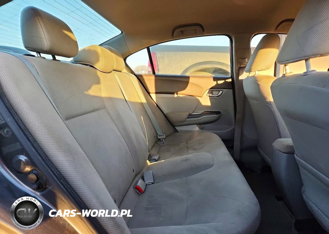 2012 Honda Civic Lx VIN:2HGFB2F57CH580819 - 10