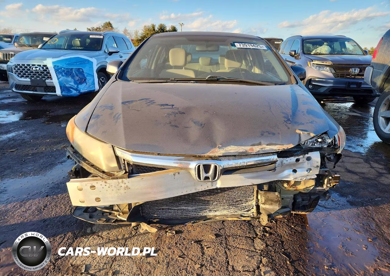 2012 Honda Civic Lx VIN:2HGFB2F57CH580819 - 5