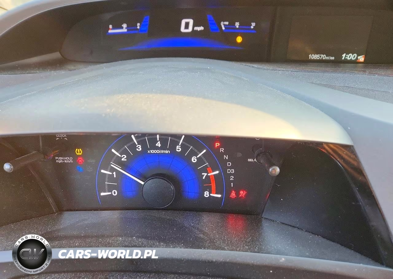 2012 Honda Civic Lx VIN:2HGFB2F57CH580819 - 9