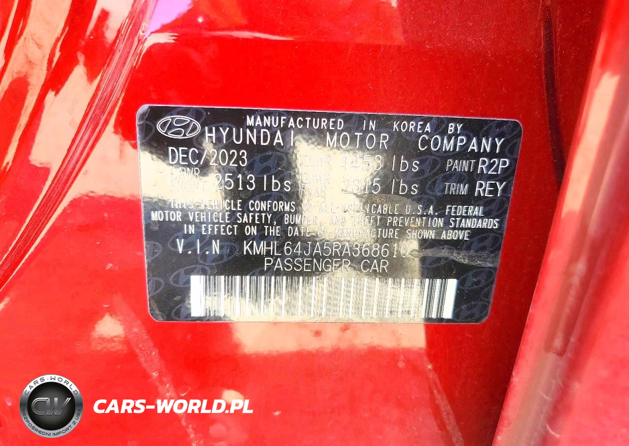 2024 Hyundai Sonata Sel VIN:KMHL64JA5RA368610 - 13