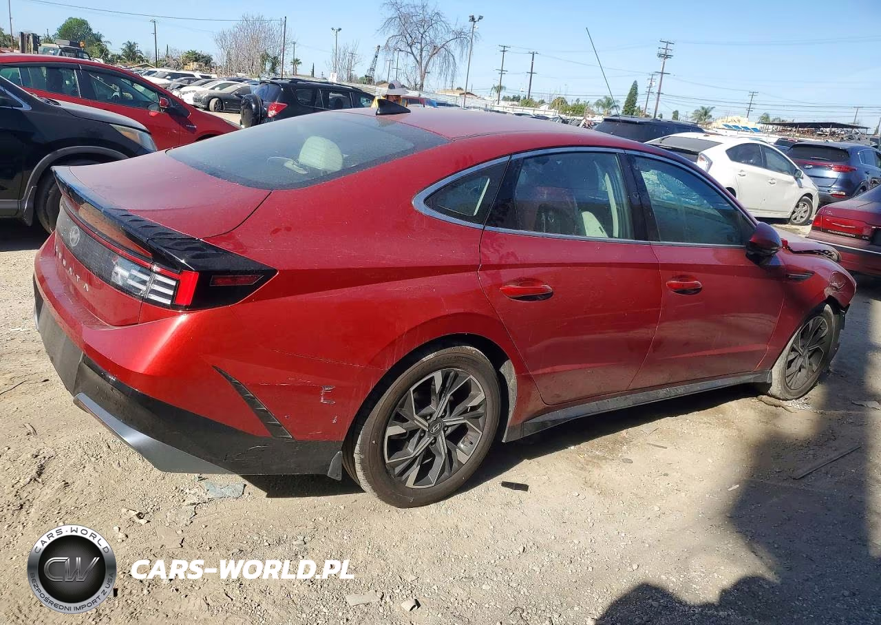 2024 Hyundai Sonata Sel VIN:KMHL64JA5RA368610 - 3