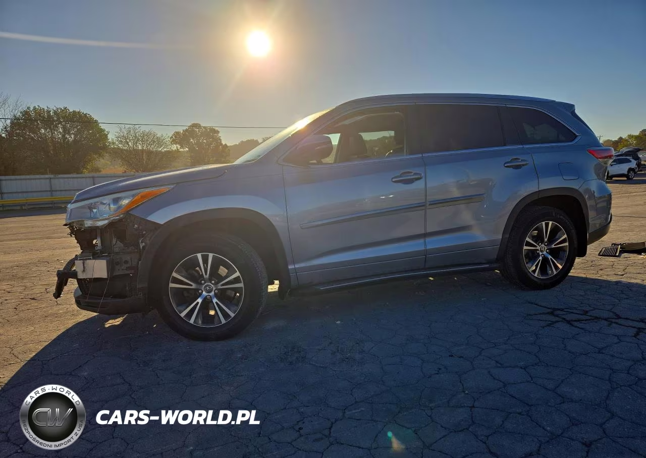 2016 Toyota Highlander Xle VIN:5TDJKRFH4GS303905 - 1