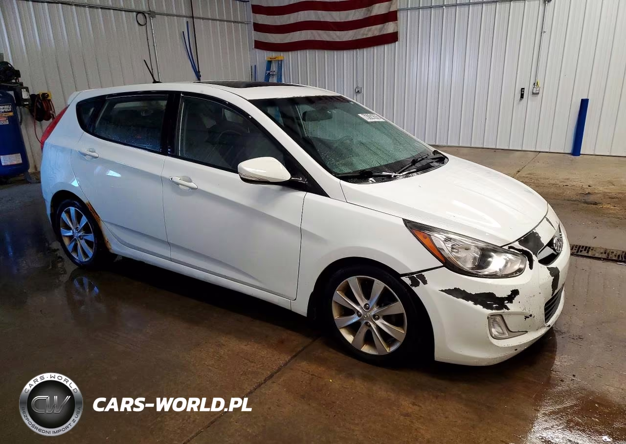 2013 Hyundai Accent Se VIN:KMHCU5AE7DU102608 - 4