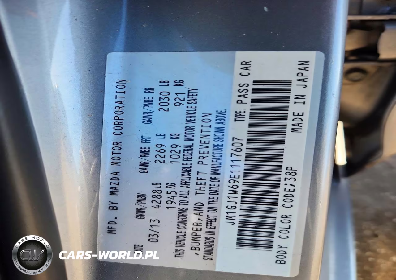 2014 Mazda 6 Grand Touring VIN:JM1GJ1W69E1117607 - 12