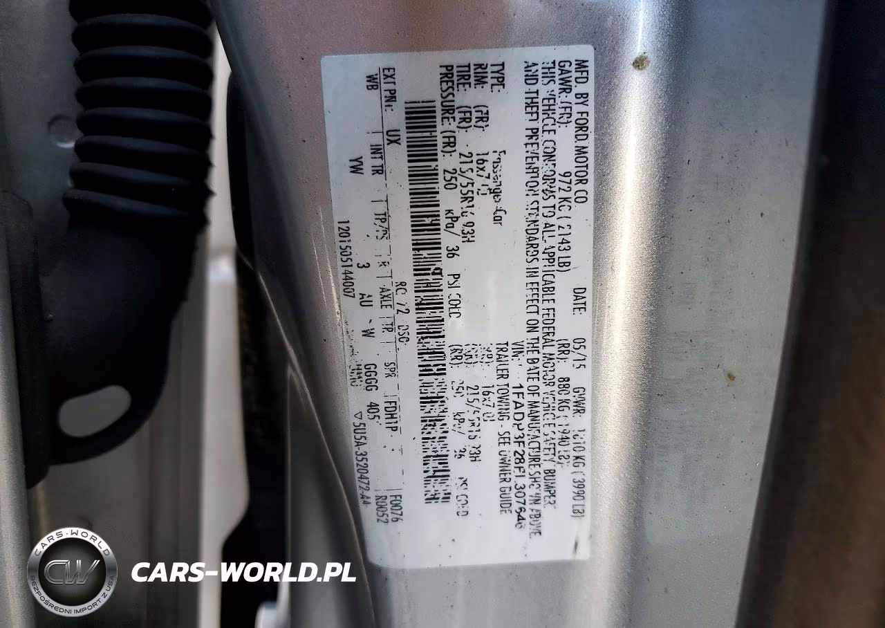2015 Ford Focus Se VIN:1FADP3F28FL307646 - 12